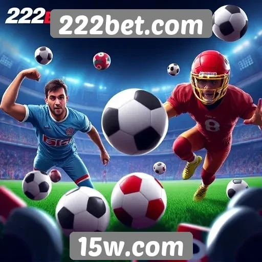 Variedade de jogos disponíveis no 222bet.com